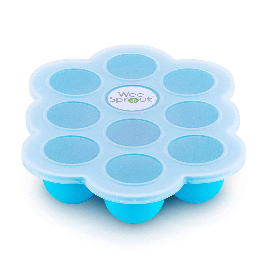Baby Portable Silicone Freezer Tray With Lid For Homemade Baby Food