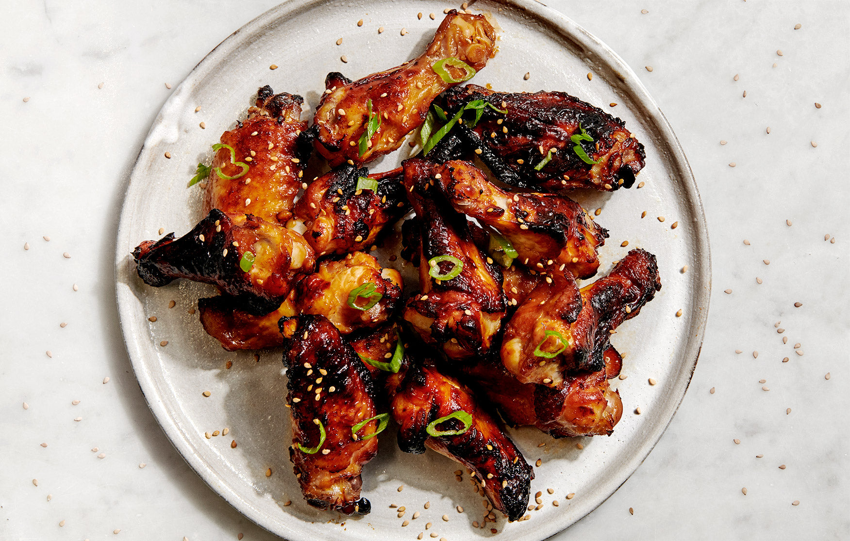 AirFryer Korean Chicken Wings Kim•Chi•Avocado