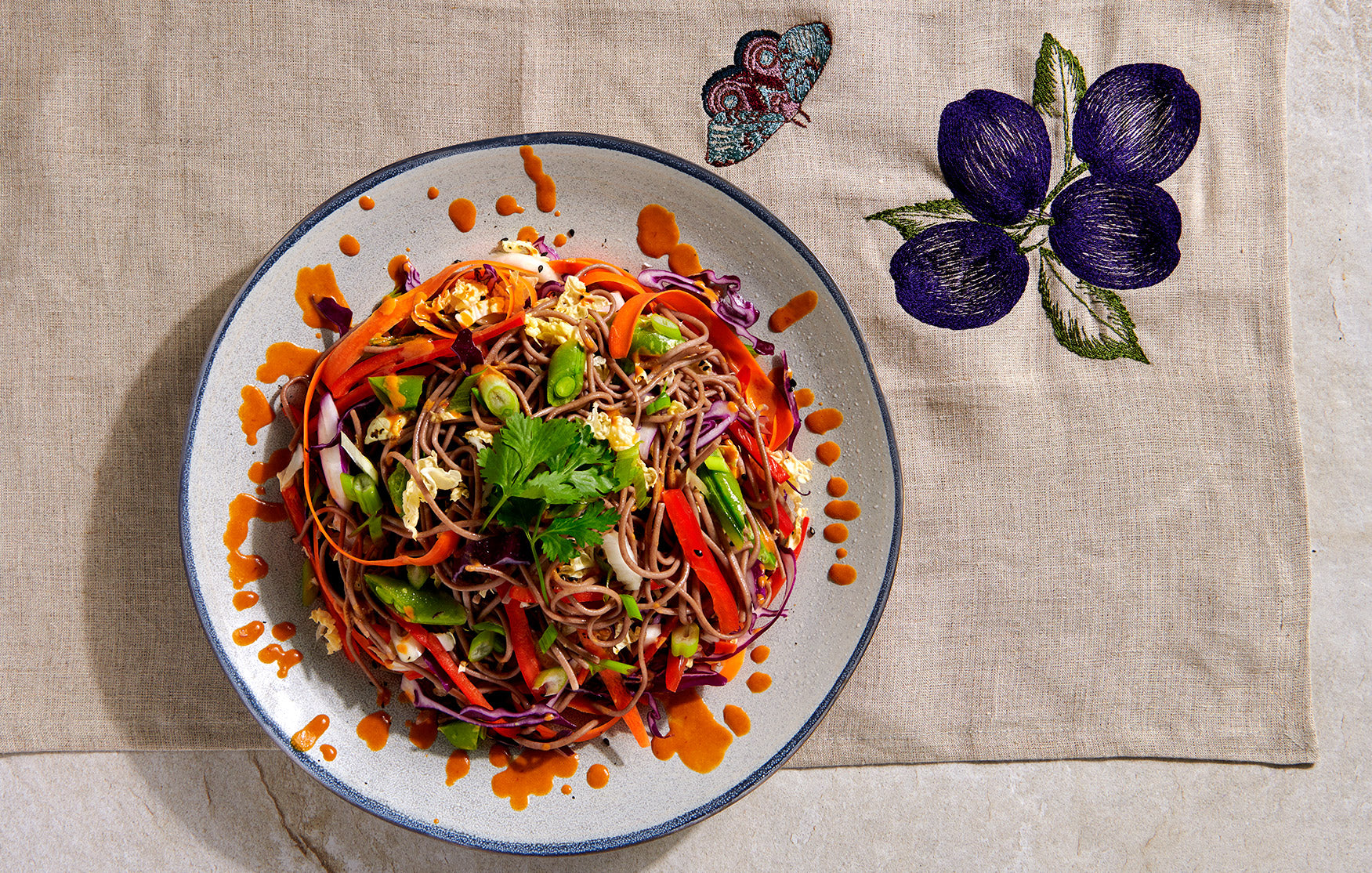 Buckwheat Soba Noodle Salad – Kim•Chi•Avocado