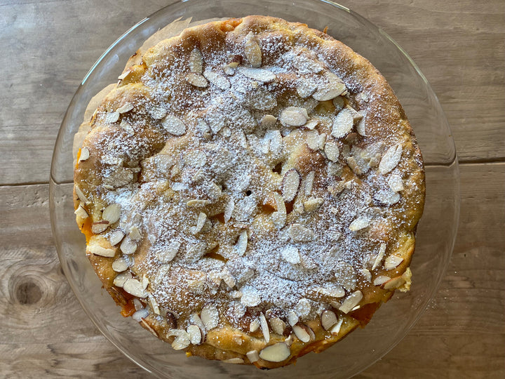 Olive Oil Apricot Almond Cake