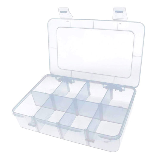 8 Grids Hard Plastic Case with Removable Dividers