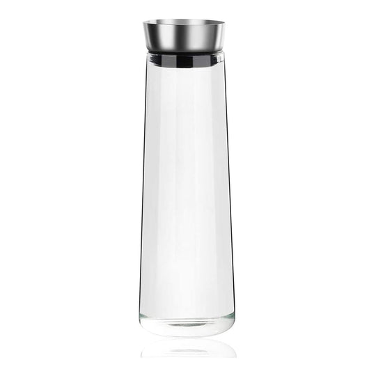 OTARTU 50 Oz Borosilicate Glass Pitcher, Drip-Free Carafe with Stainless Steel Silicone Seal Lid