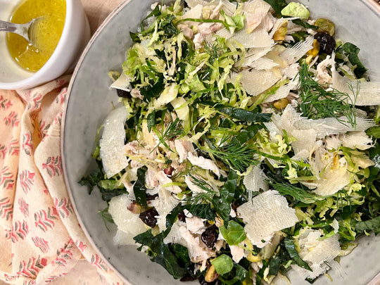 Kale and Brussels Salad