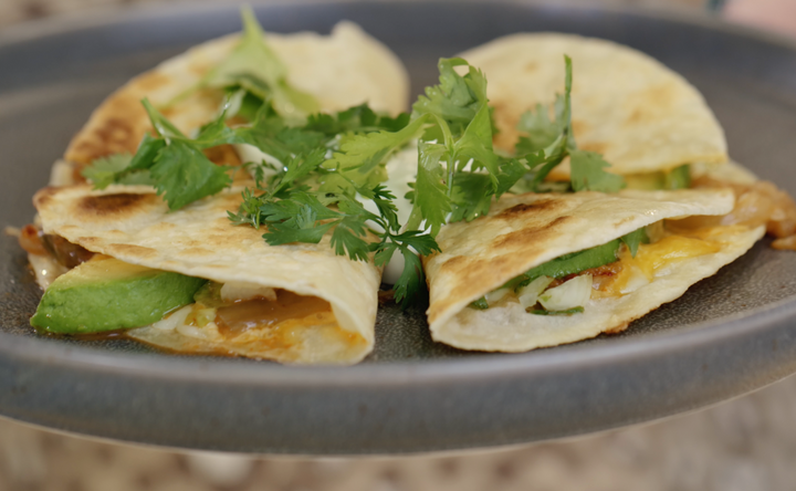 Yunnie's Kimchi Quesadilla
