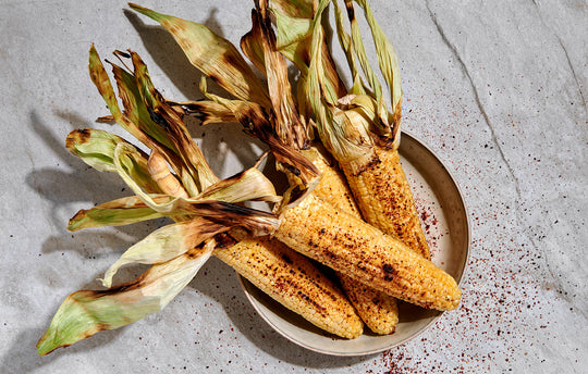 Grilled Corn on Cob with Miso Butter