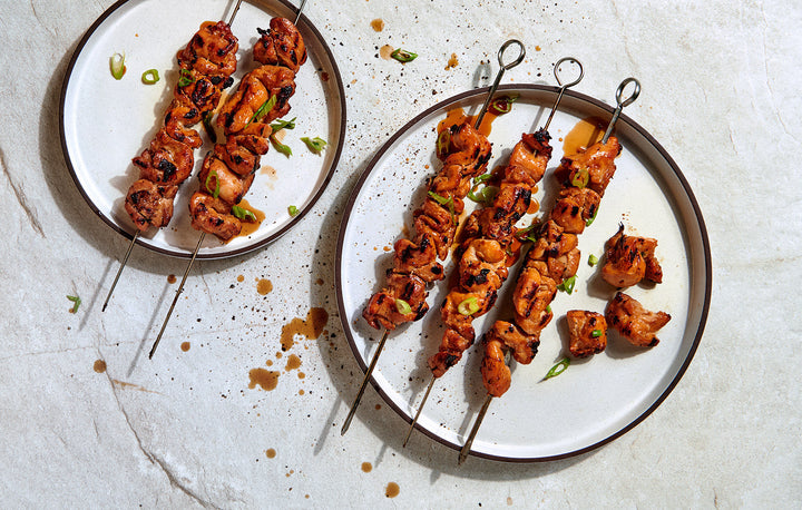 Korean BBQ Chicken Skewers