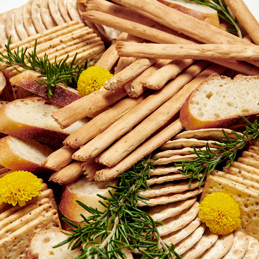 Bread and Crackers On The Go Board